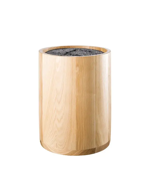 THE CUSTOM CHEF Cuisine::pro® Universel Bloc à couteaux Circa en bois de frêne - THE CUSTOM CHEF™