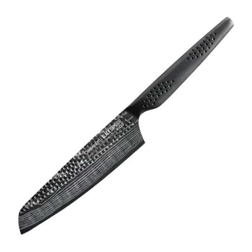 THE CUSTOM CHEF Cuisine::pro® iD3® Black Samurai™ Santoku Knife 'Try Me' 5" - THE CUSTOM CHEF™