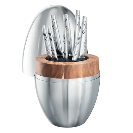 THE CUSTOM CHEF Cuisine::pro® iD3® The Egg Bloc à couteaux 9 pièces - THE CUSTOM CHEF™