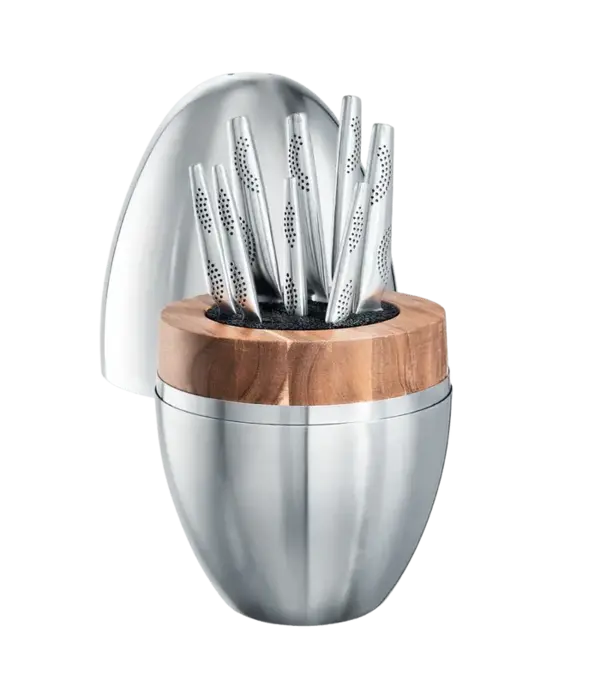THE CUSTOM CHEF Cuisine::pro® iD3® The Egg 9-Piece Knife Block - THE CUSTOM CHEF™