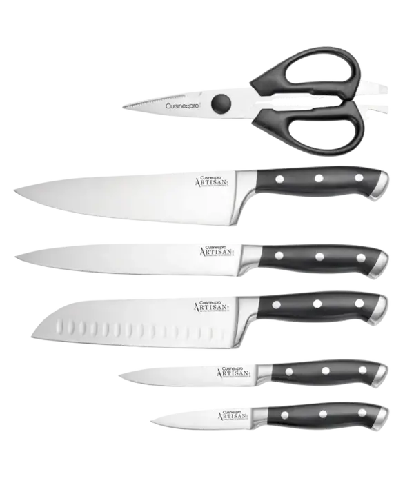 THE CUSTOM CHEF Cuisine::pro® ARTISAN™ Finster 7-Piece Knife Block - THE CUSTOM CHEF™