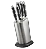 THE CUSTOM CHEF Cuisine::pro® Artisan™ Stah 6-Piece Knife Block - THE CUSTOM CHEF™