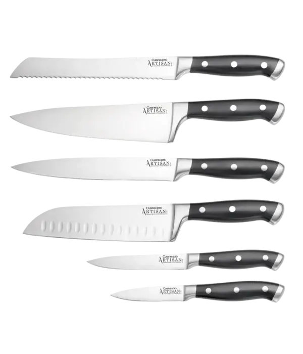 THE CUSTOM CHEF Cuisine::pro® Artisan™ Bloc à couteaux Stah 6 pièces - THE CUSTOM CHEF™