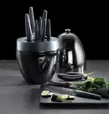 THE CUSTOM CHEF Cuisine::pro® iD3® Black Samurai™ The Egg Bloc à couteaux 9 pièces - THE CUSTOM CHEF™