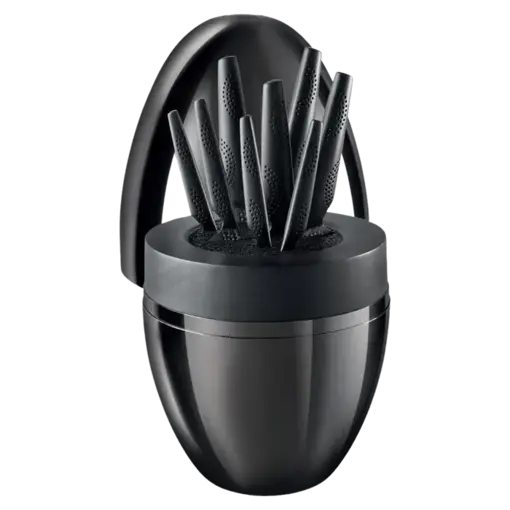THE CUSTOM CHEF Cuisine::pro® iD3® Black Samurai™ The Egg Bloc à couteaux 9 pièces - THE CUSTOM CHEF™