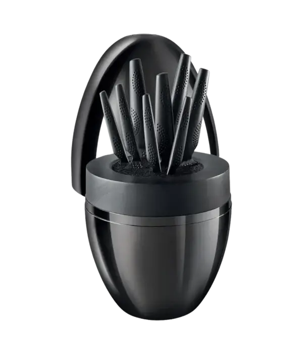THE CUSTOM CHEF Cuisine::pro® iD3® Black Samurai™ The Egg Bloc à couteaux 9 pièces - THE CUSTOM CHEF™
