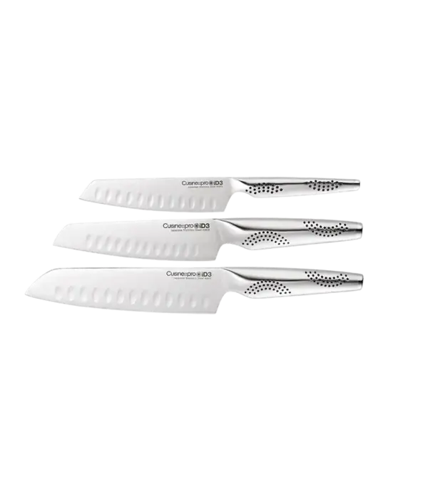 THE CUSTOM CHEF Cuisine::pro® iD3® Santoku Knife Set of 3 - THE CUSTOM CHEF™