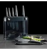 THE CUSTOM CHEF Cuisine::pro® iD3® Black Samurai™ Sakai Knife Block 7 pieces - THE CUSTOM CHEF™