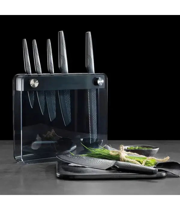 THE CUSTOM CHEF Cuisine::pro® iD3® Black Samurai™ Bloc à couteaux Sakai 7 pièces - THE CUSTOM CHEF™