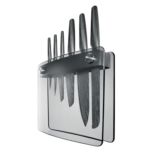 THE CUSTOM CHEF Cuisine::pro® iD3® Black Samurai™ Sakai Knife Block 7 pieces - THE CUSTOM CHEF™