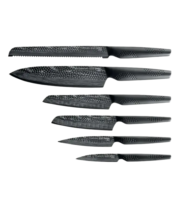 THE CUSTOM CHEF Cuisine::pro® iD3® Black Samurai™ Bloc à couteaux Sakai 7 pièces - THE CUSTOM CHEF™