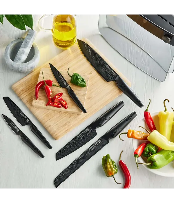 THE CUSTOM CHEF Cuisine::pro® iD3® Black Samurai™ Sakai Knife Block 7 pieces - THE CUSTOM CHEF™