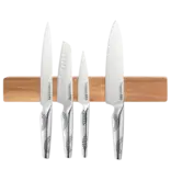 THE CUSTOM CHEF Cuisine::pro® iD3® Magnetic Acacia Wood Knife Holder 15.5" - THE CUSTOM CHEF™