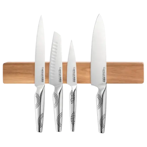 THE CUSTOM CHEF Cuisine::pro® iD3® Magnetic Acacia Wood Knife Holder 15.5" - THE CUSTOM CHEF™