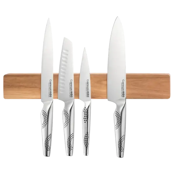 Cuisine::pro® iD3® Porte-Couteaux magnétique en Bois d'Acacia 15.5" - THE CUSTOM CHEF™