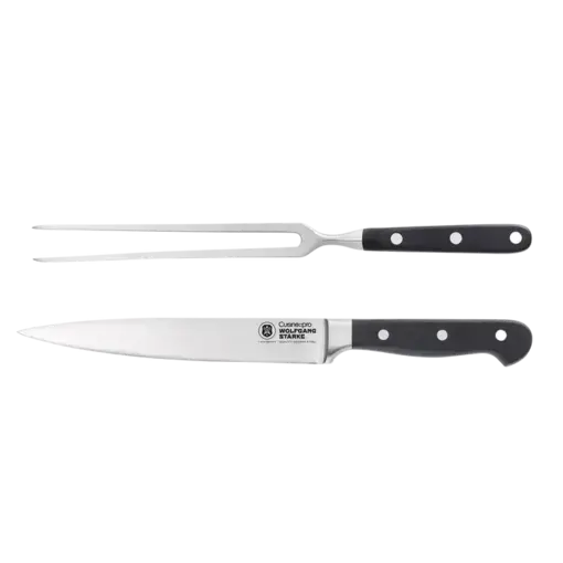 THE CUSTOM CHEF Cuisine::pro® WOLFGANG STARKE™ Carving Knife and Fork, 2 pieces - THE CUSTOM CHEF™