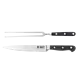 Cuisine::pro® WOLFGANG STARKE™ Couteau et fourchette à découper, 2 pièces - THE CUSTOM CHEF™