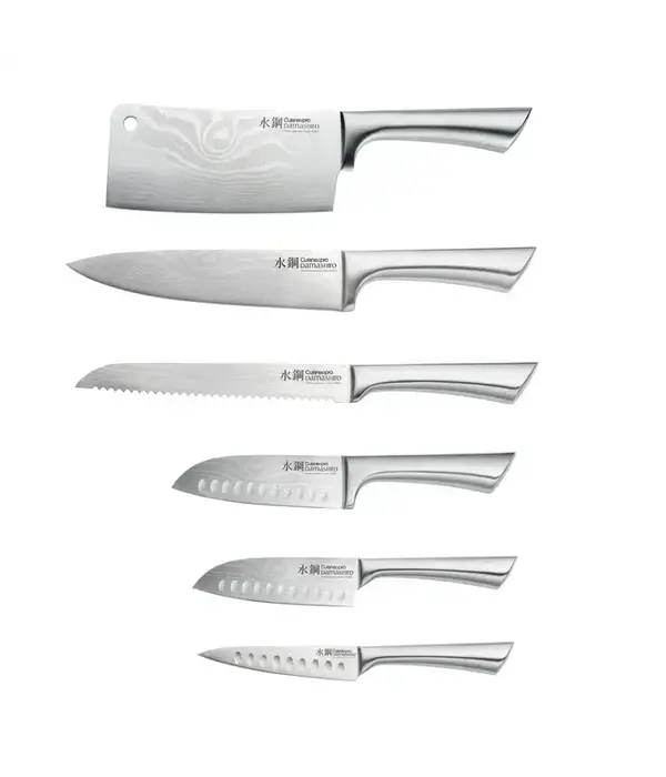 THE CUSTOM CHEF Cuisine::pro® Damashiro® Meiyo 7-Piece Knife Block Set - THE CUSTOM CHEF™