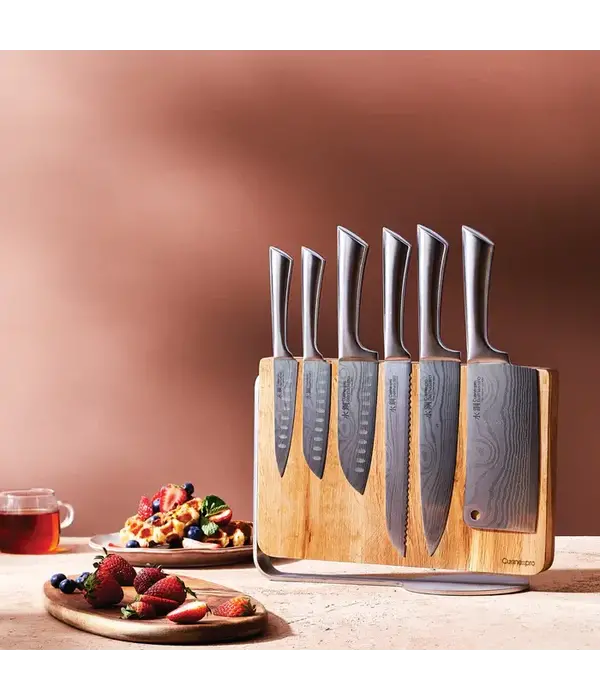 THE CUSTOM CHEF Cuisine::pro® Damashiro® Meiyo 7-Piece Knife Block Set - THE CUSTOM CHEF™