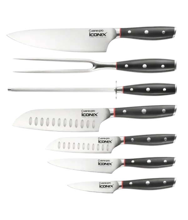 THE CUSTOM CHEF Cuisine::pro® iconiX® Bloc à couteaux 9 pièces Drenhen - THE CUSTOM CHEF™