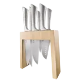 THE CUSTOM CHEF Cuisine::pro® Damashiro® Mizu Knife Block, 7 pieces - THE CUSTOM CHEF™