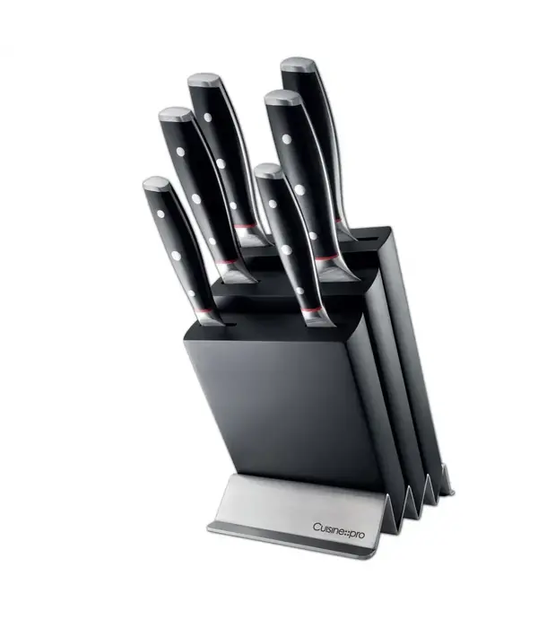 THE CUSTOM CHEF Cuisine::pro® iconiX™ Bloc à couteaux Straub 7 pièces - THE CUSTOM CHEF™