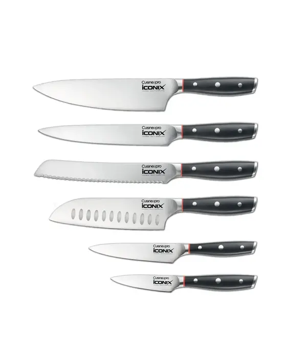 THE CUSTOM CHEF Cuisine::pro® iconiX™ Bloc à couteaux Straub 7 pièces - THE CUSTOM CHEF™