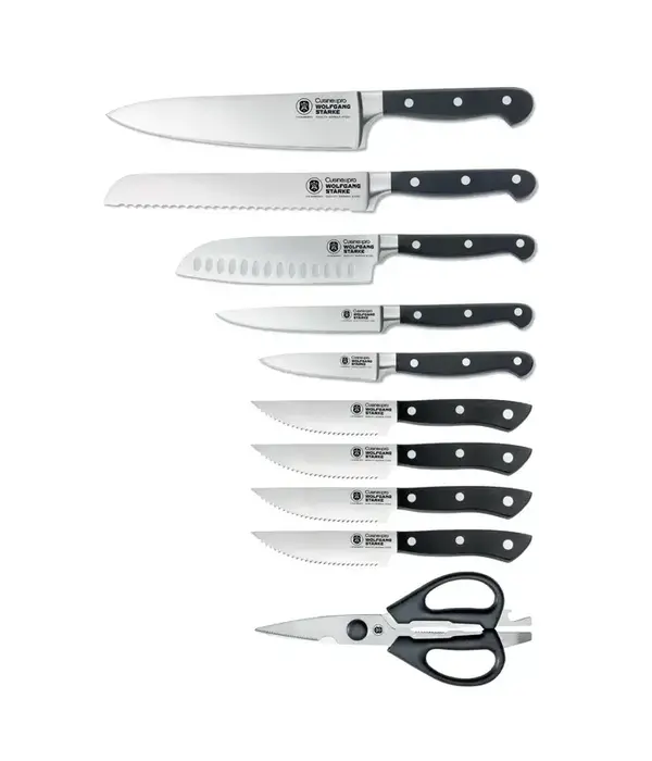THE CUSTOM CHEF Cuisine::pro® WOLFGANG STARKE™ Kutchin 11-piece Knife Block - THE CUSTOM CHEF™