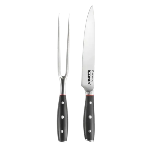 THE CUSTOM CHEF Cuisine::pro® iconiX® Couteau et fourchette à découper - THE CUSTOM CHEF™