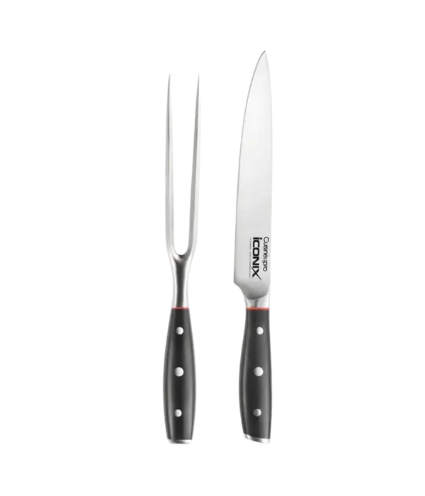 THE CUSTOM CHEF Cuisine::pro® iconiX® Carving Knife and Fork - THE CUSTOM CHEF™