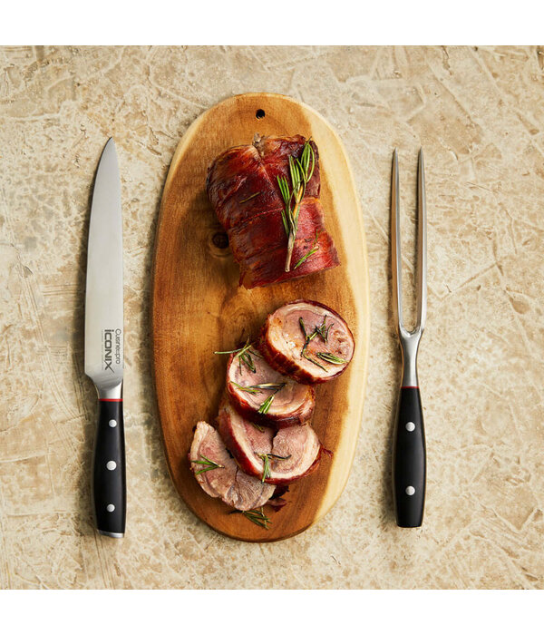 THE CUSTOM CHEF Cuisine::pro® iconiX® Carving Knife and Fork - THE CUSTOM CHEF™