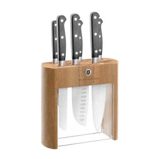 THE CUSTOM CHEF Cuisine::pro® WOLFGANG STARKE™ Klar 7-Piece Knife Block Set - THE CUSTOM CHEF™