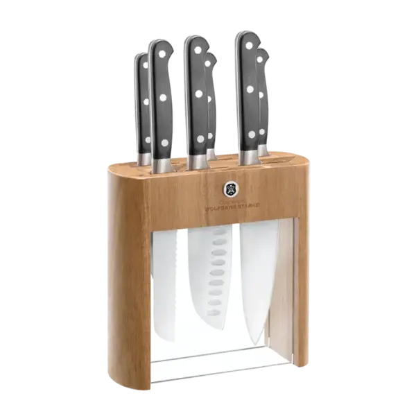 Cuisine::pro® WOLFGANG STARKE™ Klar 7-Piece Knife Block Set - THE CUSTOM CHEF™