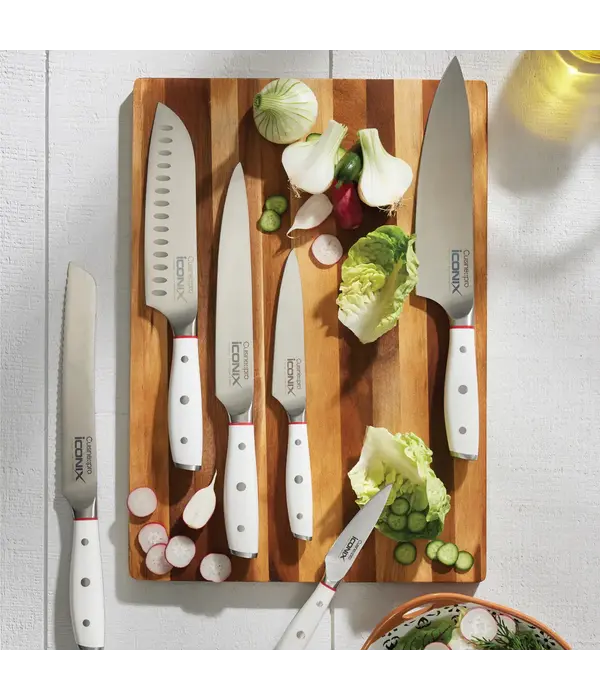 THE CUSTOM CHEF Cuisine::pro® iconiX™ Straub 7-Piece Knife Block - THE CUSTOM CHEF™