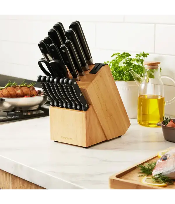 THE CUSTOM CHEF Cuisine::pro® Bloc à couteaux Sabre 20 pièces - THE CUSTOM CHEF™