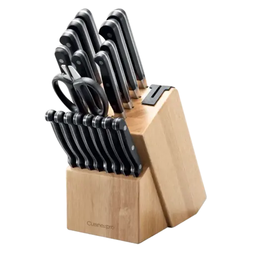 THE CUSTOM CHEF Cuisine::pro® Bloc à couteaux Sabre 20 pièces - THE CUSTOM CHEF™