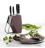 THE CUSTOM CHEF Cuisine::pro® iconiX® 6-piece Knife Block Holz - THE CUSTOM CHEF™