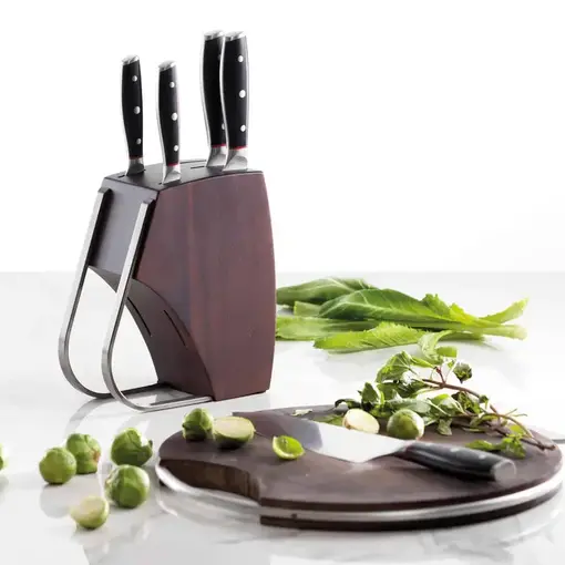 THE CUSTOM CHEF Cuisine::pro® iconiX® Bloc à couteaux 6 pièces Holz - THE CUSTOM CHEF™