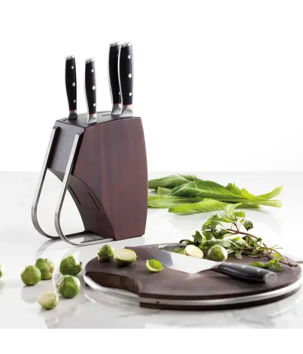 THE CUSTOM CHEF Cuisine::pro® iconiX® Bloc à couteaux 6 pièces Holz - THE CUSTOM CHEF™