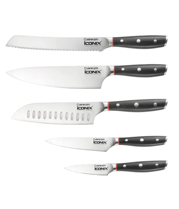 THE CUSTOM CHEF Cuisine::pro® iconiX® Bloc à couteaux 6 pièces Holz - THE CUSTOM CHEF™