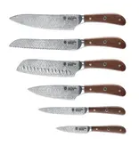 THE CUSTOM CHEF Cuisine::pro® WOLFGANG STARKE™ Oak Harz 7-piece Knife Block - THE CUSTOM CHEF™