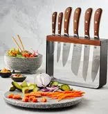 THE CUSTOM CHEF Cuisine::pro® WOLFGANG STARKE™ Oak Harz 7-piece Knife Block - THE CUSTOM CHEF™