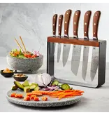 THE CUSTOM CHEF Cuisine::pro® WOLFGANG STARKE™ Oak Harz 7-piece Knife Block - THE CUSTOM CHEF™