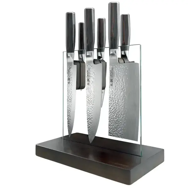 Cuisine::pro® Damashiro® Emperor Bloc à couteaux Hikari 7 pièces - THE CUSTOM CHEF™