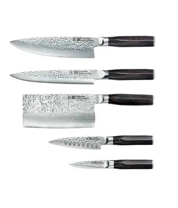 THE CUSTOM CHEF Cuisine::pro® Damashiro® Emperor Hikari 7-Piece Knife Block - THE CUSTOM CHEF™