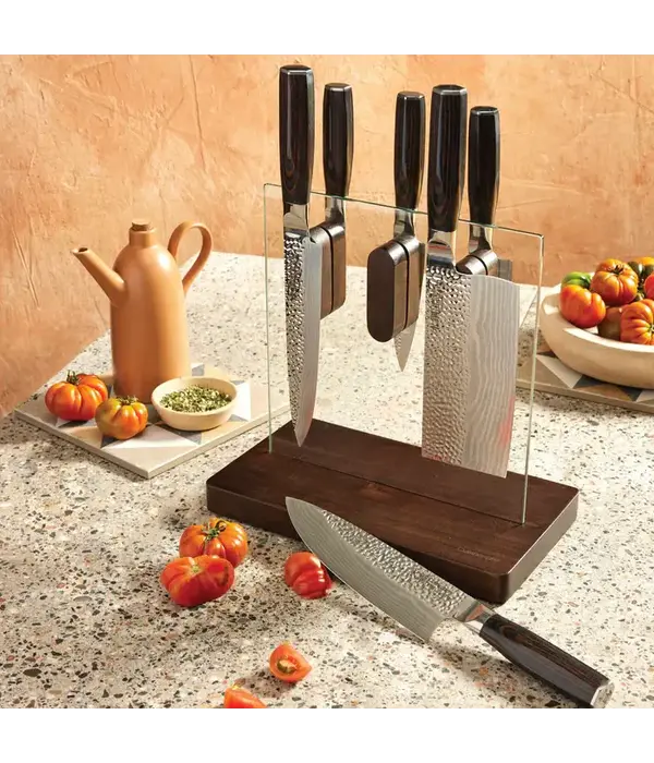 THE CUSTOM CHEF Cuisine::pro® Damashiro® Emperor Hikari 7-Piece Knife Block - THE CUSTOM CHEF™