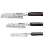 THE CUSTOM CHEF Cuisine::pro® Damashiro® EMPEROR Santoku Set of 3 - THE CUSTOM CHEF™