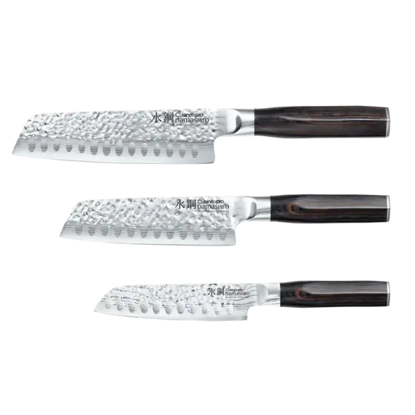 Cuisine::pro® Damashiro® EMPEROR Santoku Set of 3 - THE CUSTOM CHEF™