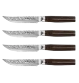 THE CUSTOM CHEF Cuisine::pro® Damashiro® EMPEROR Ensemble de 4 couteaux à steak 5" - THE CUSTOM CHEF™