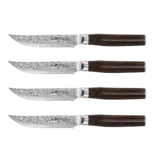 THE CUSTOM CHEF Cuisine::pro® Damashiro® EMPEROR Ensemble de 4 couteaux à steak 5" - THE CUSTOM CHEF™